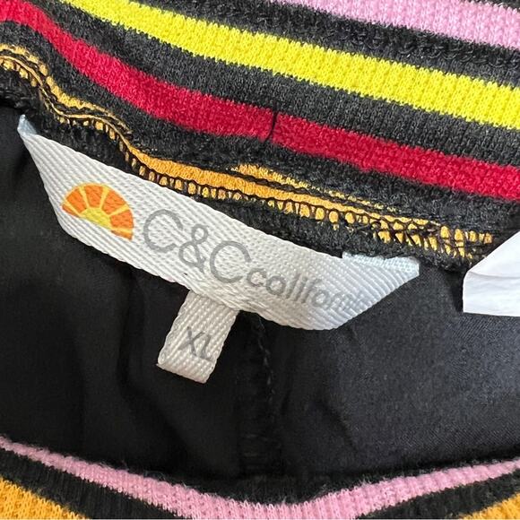 C&C California Wind Pant Stretch Joggers Black Size XL - Picture 4 of 9